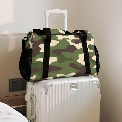 Foldable Carry On Travel Duffel Weekender Bag Lightweight Overnight Tote Bag for Men Women Sport