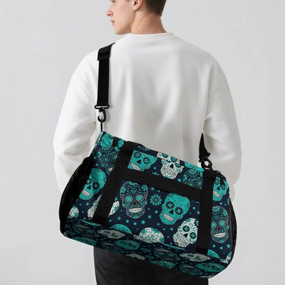 Foldable Carry On Travel Duffel Weekender Bag Lightweight Overnight Tote Bag for Men Women Sport