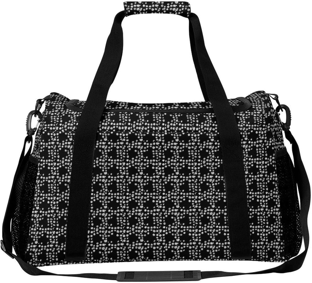 Foldable Carry On Travel Duffel Weekender Bag Lightweight Overnight Tote Bag for Men Women Sport