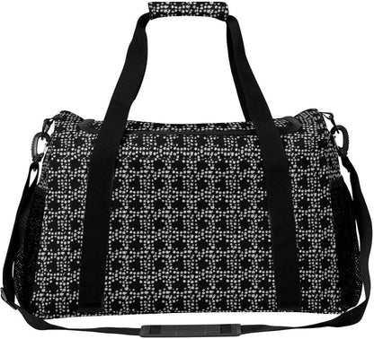 Foldable Carry On Travel Duffel Weekender Bag Lightweight Overnight Tote Bag for Men Women Sport