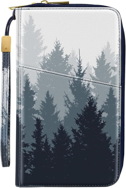 Family Passport Holder for Travel 4 5 or 6 Passports RFID Blocking | Multi-Passport Wallet, Travel Document Organizer, Zippered Case for Family, Group Travel, Cruise, Vacation,Watercoler Floral