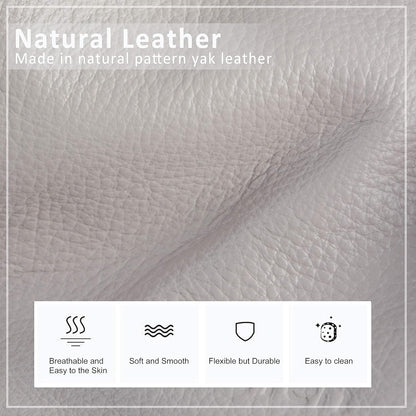Genuine Leather Small Crossbody Bags for Women Cell Phone Bag Cross Body Purses,Silver Zipper