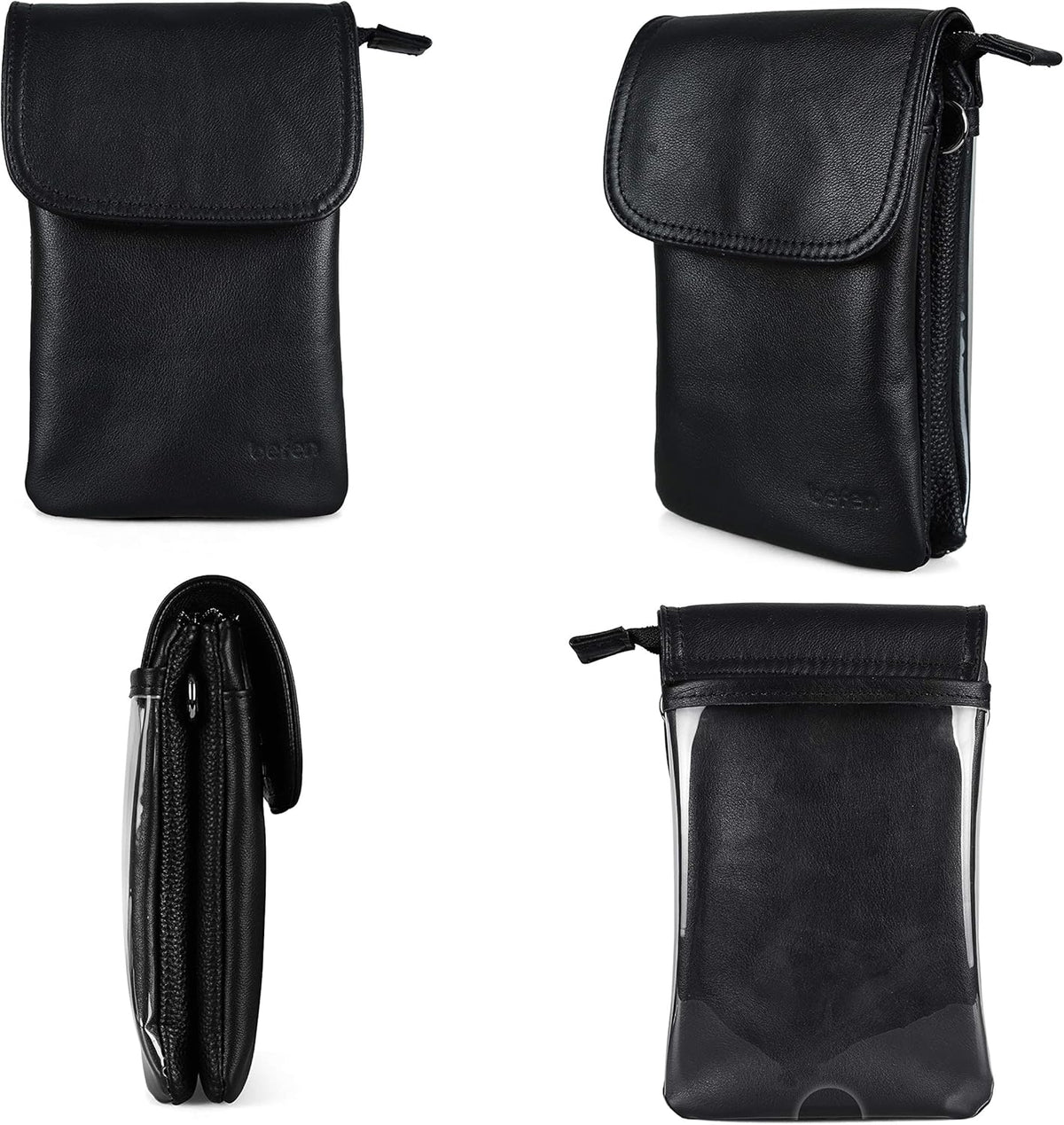 Genuine Leather Small Crossbody Bags for Women Cell Phone Bag Cross Body Purses,Silver Zipper
