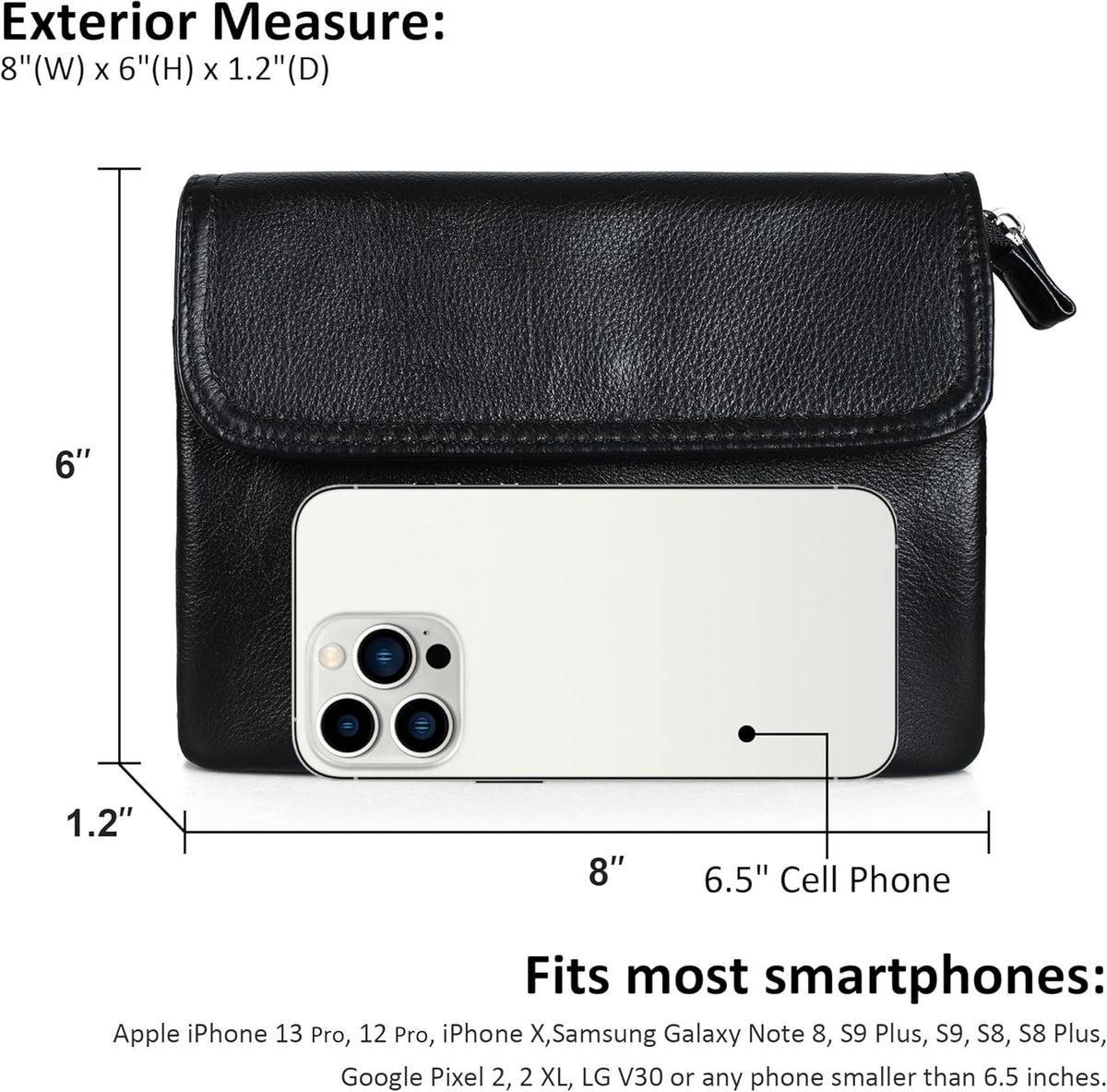 Genuine Leather Small Crossbody Bags for Women Cell Phone Bag Cross Body Purses,Silver Zipper