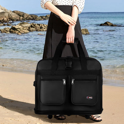 30''36''40''Rolling Wheeled Duffel Bag Suitcases with Wheels Expandable Foldable Luggage Bag Rolling Travel Bag Duffel Bag for Men Women#Black,30
