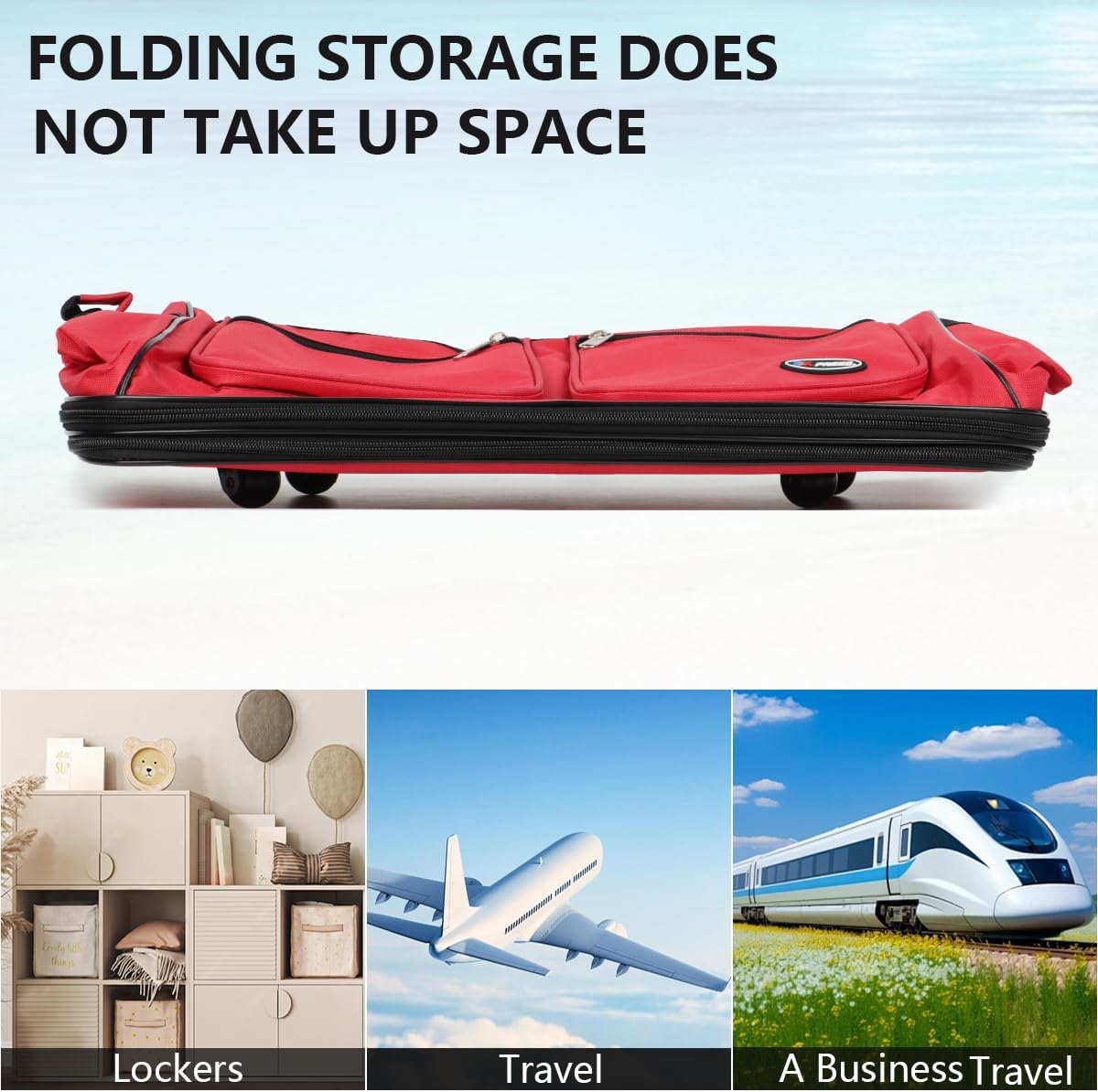 30''36''40''Rolling Wheeled Duffel Bag Suitcases with Wheels Expandable Foldable Luggage Bag Rolling Travel Bag Duffel Bag for Men Women#Black,30