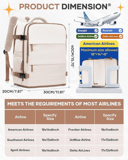 Travel Backpack Carry On Backpack Personal Item Travel Bag Mochila De Viaje Carry On Backpack For Airplanes Traveling Backpack For Women Gym Backpacks College Backpacks Sapphire Blue - Colors A