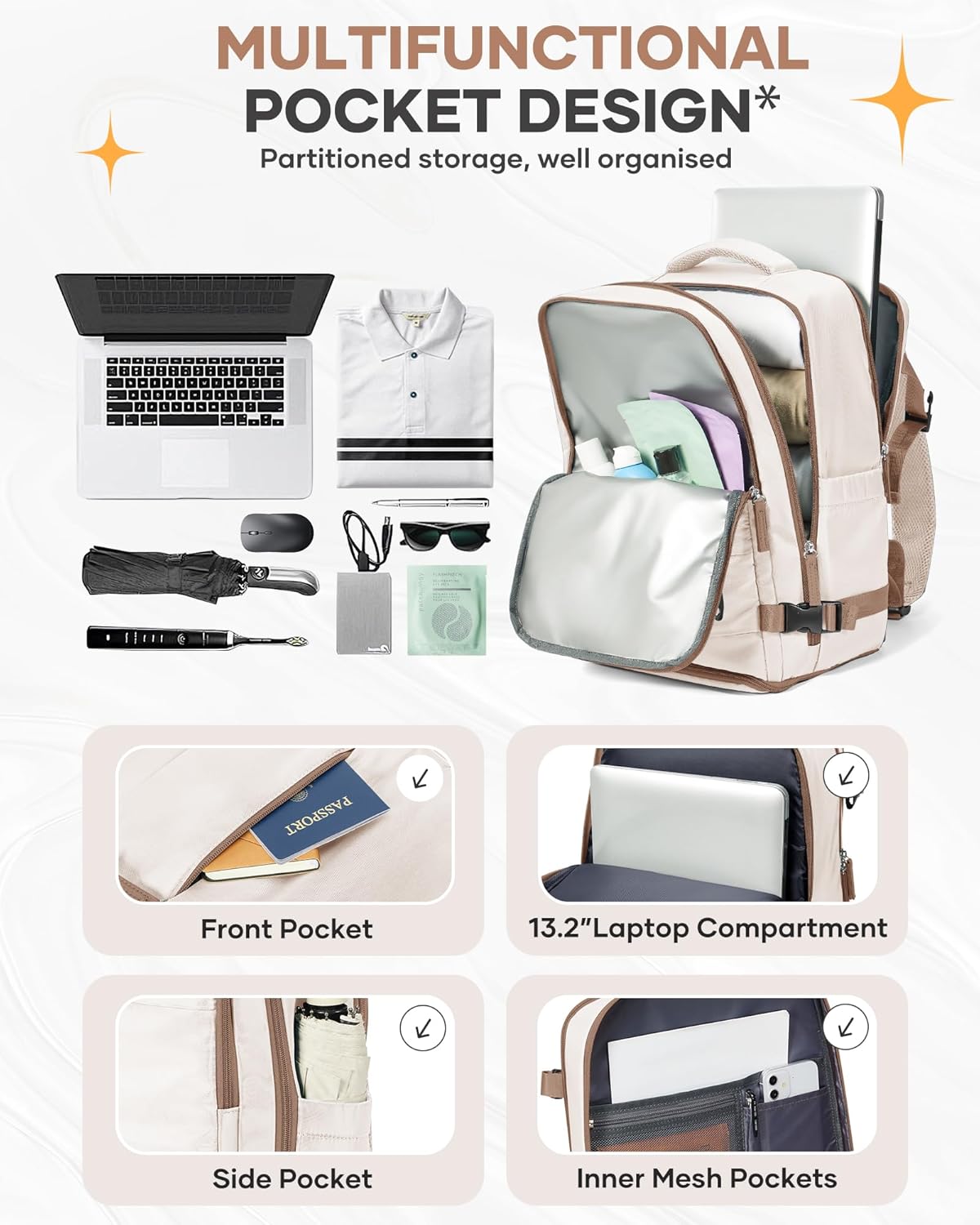 Travel Backpack Carry On Backpack Personal Item Travel Bag Mochila De Viaje Carry On Backpack For Airplanes Traveling Backpack For Women Gym Backpacks College Backpacks Sapphire Blue - Colors A