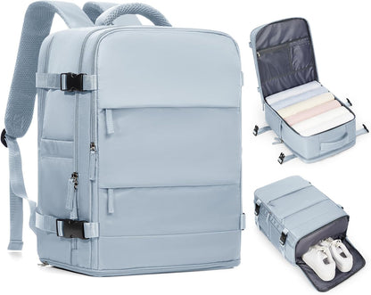 Travel Backpack Carry On Backpack Personal Item Travel Bag Mochila De Viaje Carry On Backpack For Airplanes Traveling Backpack For Women Gym Backpacks College Backpacks Sapphire Blue - Colors A