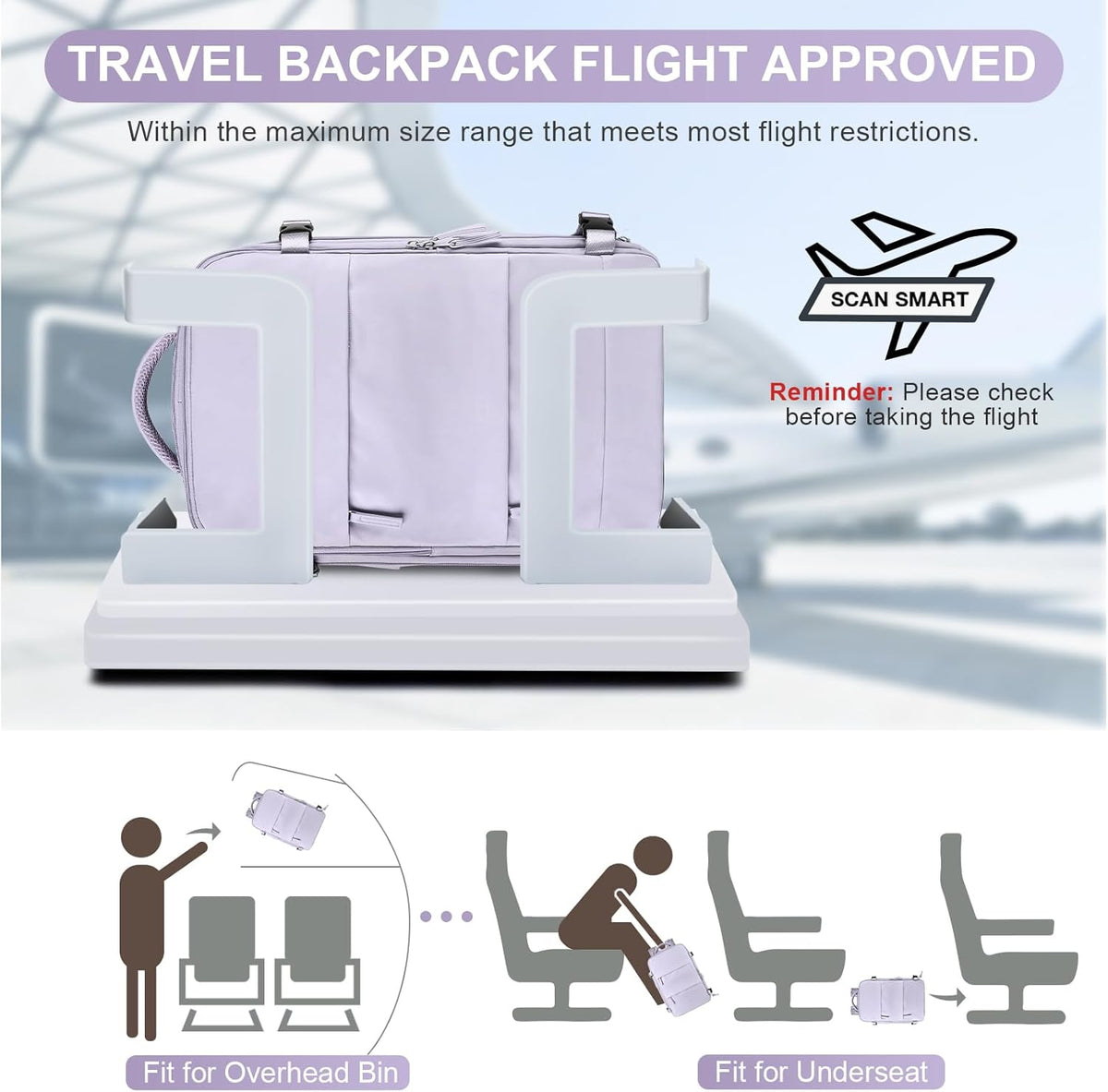 Travel Backpack Carry On Backpack Personal Item Travel Bag Mochila De Viaje Carry On Backpack For Airplanes Traveling Backpack For Women Gym Backpacks College Backpacks Sapphire Blue - Colors A