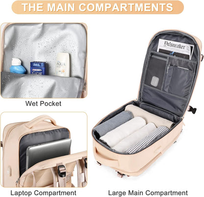 Travel Backpack Carry On Backpack Personal Item Travel Bag Mochila De Viaje Carry On Backpack For Airplanes Traveling Backpack For Women Gym Backpacks College Backpacks Sapphire Blue - Colors A