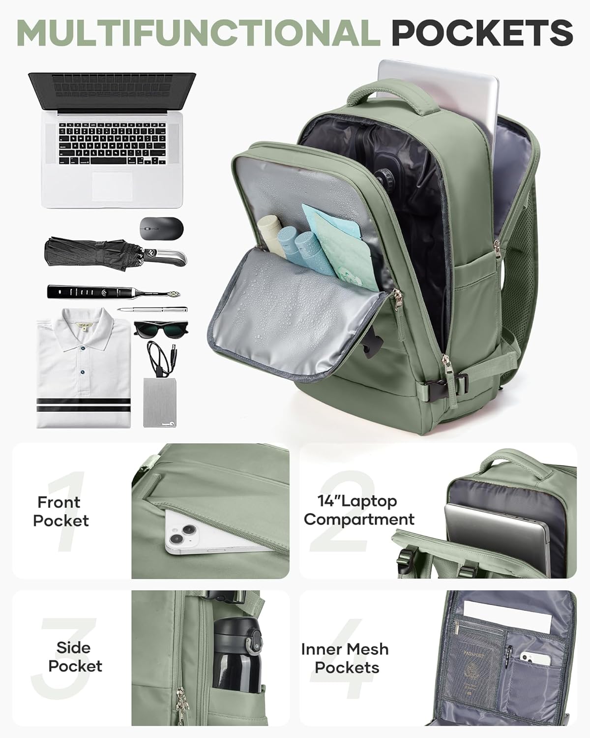 Travel Backpack Carry On Backpack Personal Item Travel Bag Mochila De Viaje Carry On Backpack For Airplanes Traveling Backpack For Women Gym Backpacks College Backpacks Sapphire Blue - Colors A