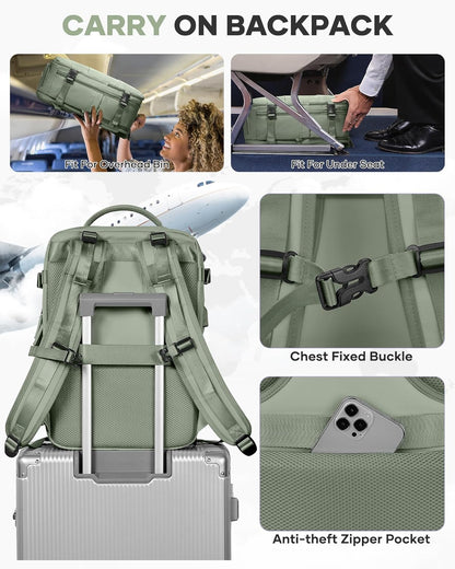 Travel Backpack Carry On Backpack Personal Item Travel Bag Mochila De Viaje Carry On Backpack For Airplanes Traveling Backpack For Women Gym Backpacks College Backpacks Sapphire Blue - Colors A