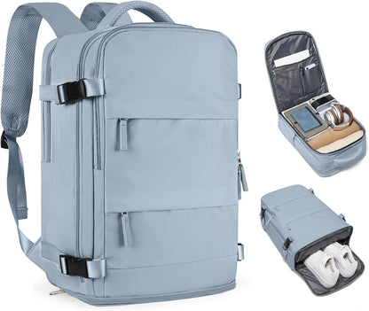 Travel Backpack Carry On Backpack Personal Item Travel Bag Mochila De Viaje Carry On Backpack For Airplanes Traveling Backpack For Women Gym Backpacks College Backpacks Sapphire Blue - Colors A