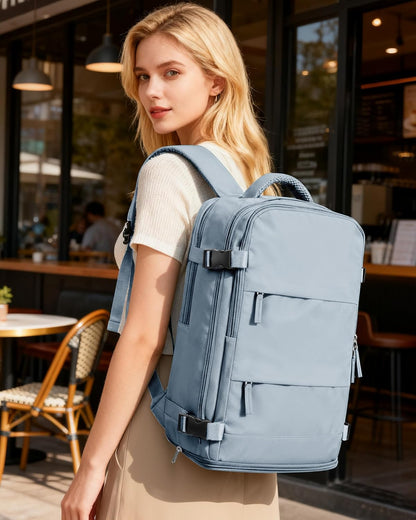 Travel Backpack Carry On Backpack Personal Item Travel Bag Mochila De Viaje Carry On Backpack For Airplanes Traveling Backpack For Women Gym Backpacks College Backpacks Sapphire Blue - Colors A