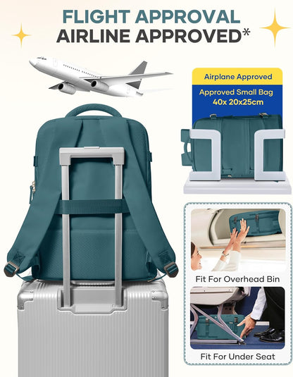 Travel Backpack Carry On Backpack Personal Item Travel Bag Mochila De Viaje Carry On Backpack For Airplanes Traveling Backpack For Women Gym Backpacks College Backpacks Sapphire Blue - Colors A