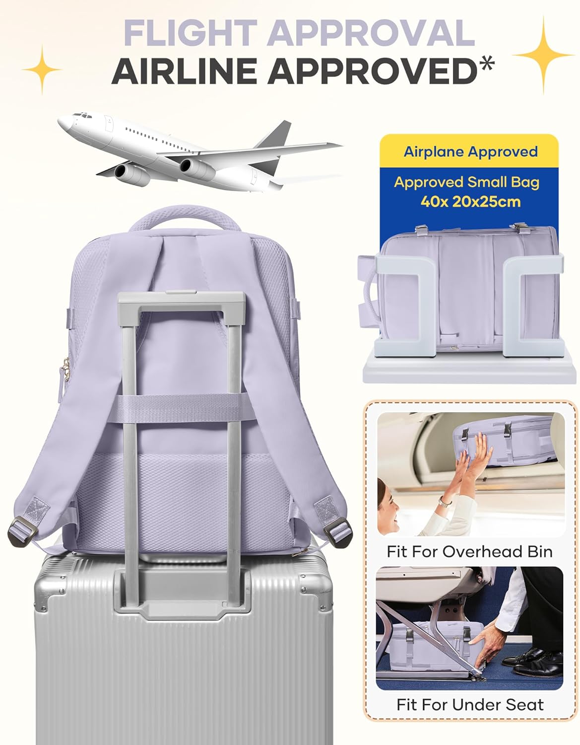 Travel Backpack Carry On Backpack Personal Item Travel Bag Mochila De Viaje Carry On Backpack For Airplanes Traveling Backpack For Women Gym Backpacks College Backpacks Sapphire Blue - Colors A