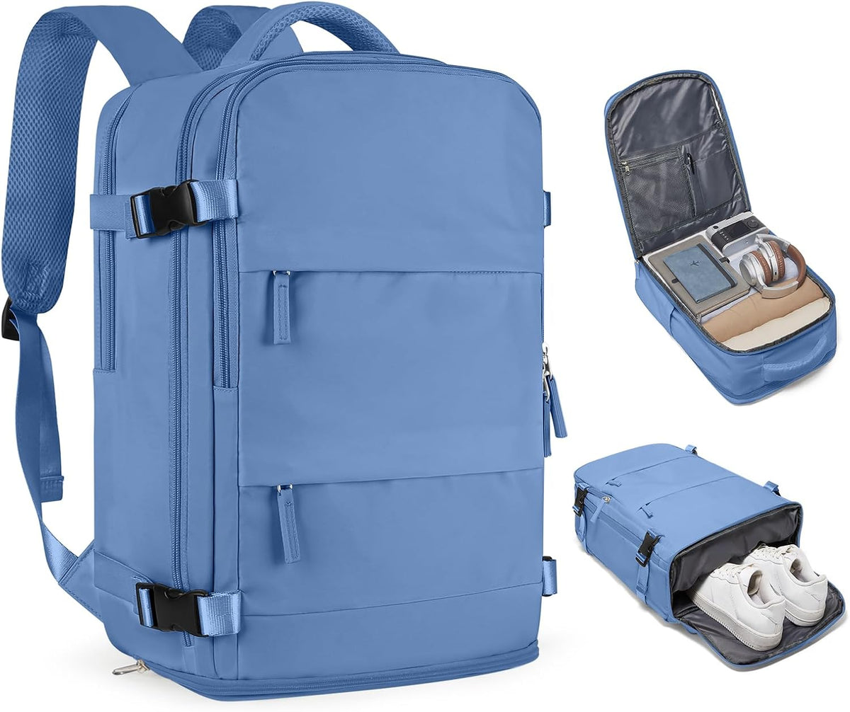 Travel Backpack Carry On Backpack Personal Item Travel Bag Mochila De Viaje Carry On Backpack For Airplanes Traveling Backpack For Women Gym Backpacks College Backpacks Sapphire Blue - Colors A