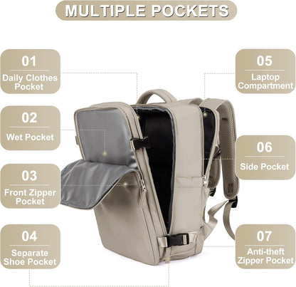 Travel Backpack Carry On Backpack Personal Item Travel Bag Mochila De Viaje Carry On Backpack For Airplanes Traveling Backpack For Women Gym Backpacks College Backpacks Sapphire Blue - Colors A