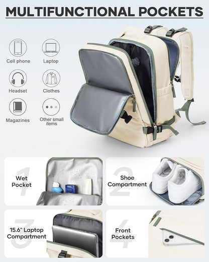 Travel Backpack Carry On Backpack Personal Item Travel Bag Mochila De Viaje Carry On Backpack For Airplanes Traveling Backpack For Women Gym Backpacks College Backpacks Sapphire Blue - Colors A