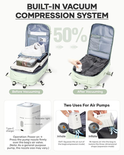 Travel Backpack Carry On Backpack Personal Item Travel Bag Mochila De Viaje Carry On Backpack For Airplanes Traveling Backpack For Women Gym Backpacks College Backpacks Sapphire Blue - Colors A