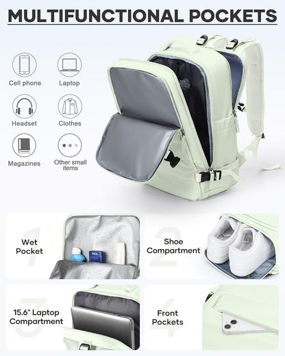 Travel Backpack Carry On Backpack Personal Item Travel Bag Mochila De Viaje Carry On Backpack For Airplanes Traveling Backpack For Women Gym Backpacks College Backpacks Sapphire Blue - Colors A