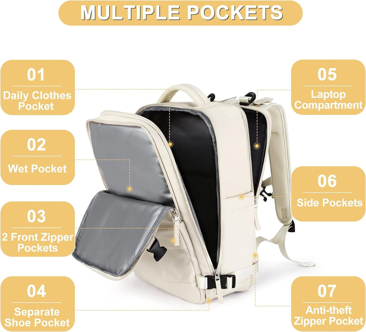 Travel Backpack Carry On Backpack Personal Item Travel Bag Mochila De Viaje Carry On Backpack For Airplanes Traveling Backpack For Women Gym Backpacks College Backpacks Sapphire Blue - Colors A