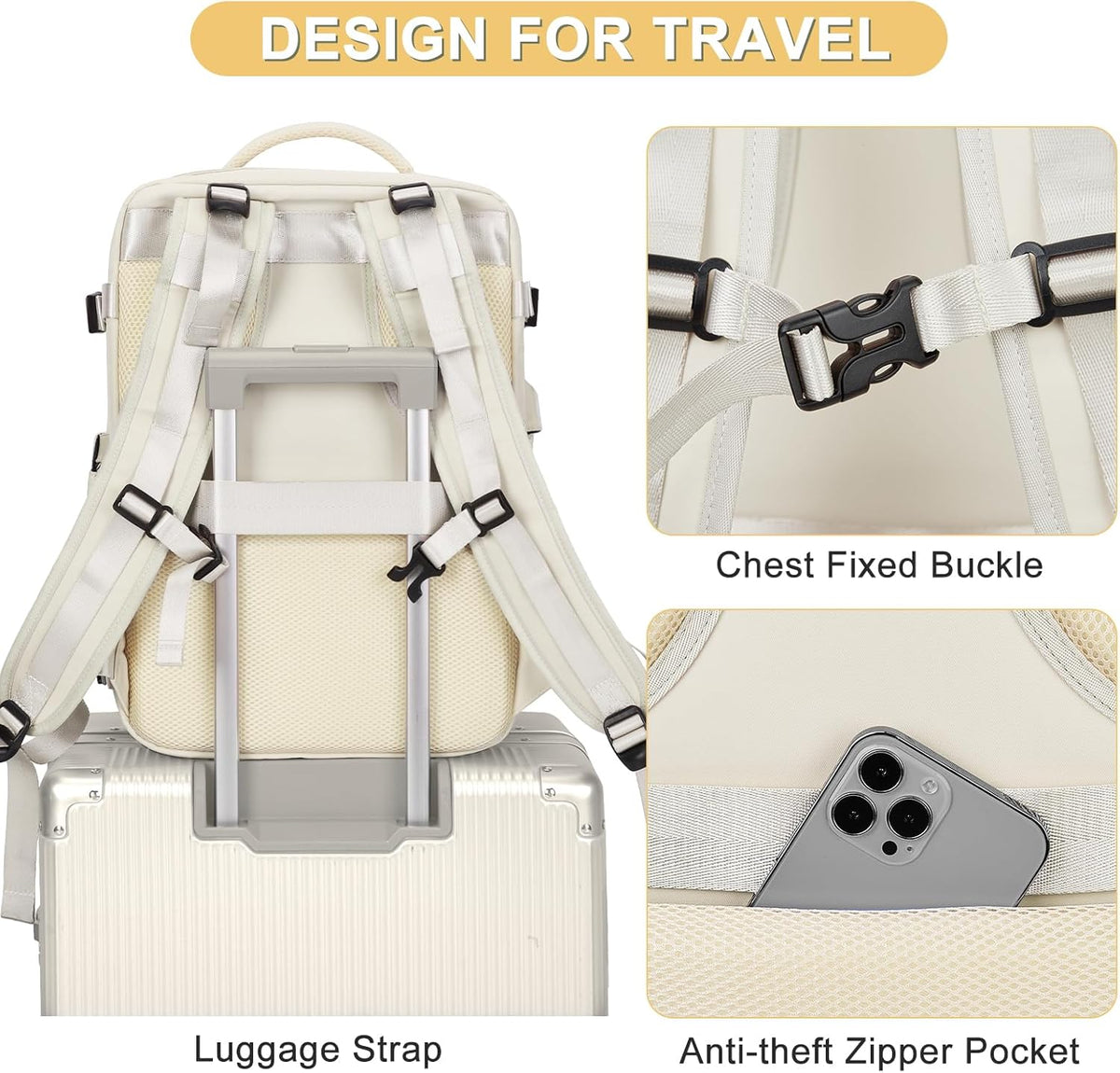 Travel Backpack Carry On Backpack Personal Item Travel Bag Mochila De Viaje Carry On Backpack For Airplanes Traveling Backpack For Women Gym Backpacks College Backpacks Sapphire Blue - Colors A