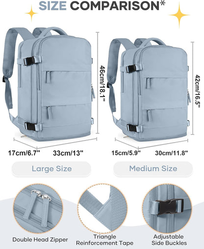 Travel Backpack Carry On Backpack Personal Item Travel Bag Mochila De Viaje Carry On Backpack For Airplanes Traveling Backpack For Women Gym Backpacks College Backpacks Sapphire Blue - Colors A