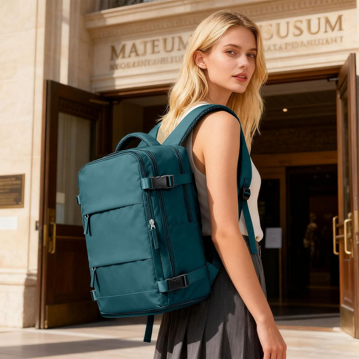 Travel Backpack Carry On Backpack Personal Item Travel Bag Mochila De Viaje Carry On Backpack For Airplanes Traveling Backpack For Women Gym Backpacks College Backpacks Sapphire Blue - Colors A