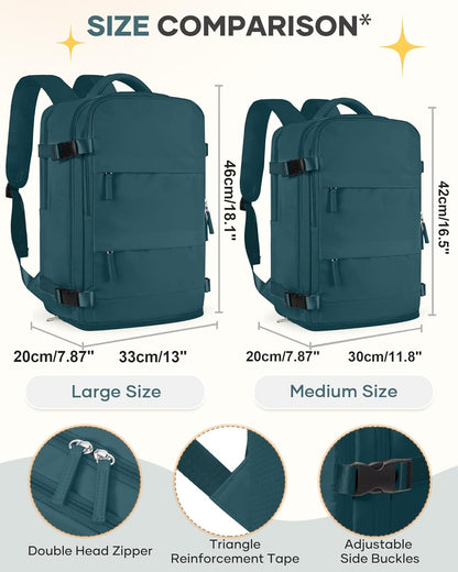 Travel Backpack Carry On Backpack Personal Item Travel Bag Mochila De Viaje Carry On Backpack For Airplanes Traveling Backpack For Women Gym Backpacks College Backpacks Sapphire Blue - Colors A