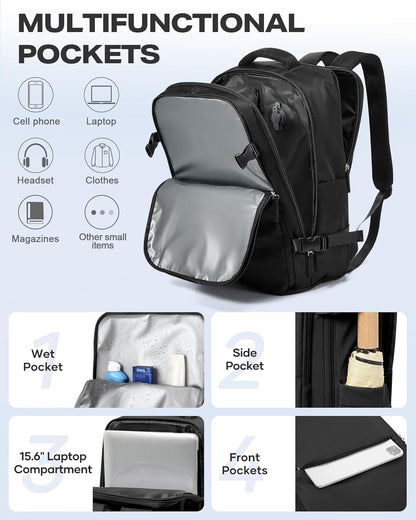 Travel Backpack Carry On Backpack Personal Item Travel Bag Mochila De Viaje Carry On Backpack For Airplanes Traveling Backpack For Women Gym Backpacks College Backpacks Sapphire Blue - Colors A