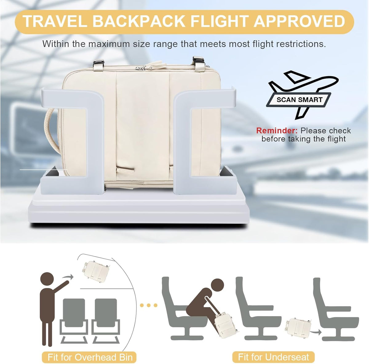 Travel Backpack Carry On Backpack Personal Item Travel Bag Mochila De Viaje Carry On Backpack For Airplanes Traveling Backpack For Women Gym Backpacks College Backpacks Sapphire Blue - Colors A