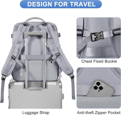 Travel Backpack Carry On Backpack Personal Item Travel Bag Mochila De Viaje Carry On Backpack For Airplanes Traveling Backpack For Women Gym Backpacks College Backpacks Sapphire Blue - Colors A