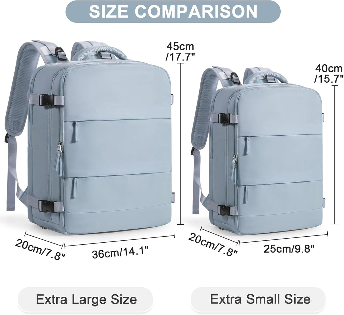 Travel Backpack Carry On Backpack Personal Item Travel Bag Mochila De Viaje Carry On Backpack For Airplanes Traveling Backpack For Women Gym Backpacks College Backpacks Sapphire Blue - Colors A