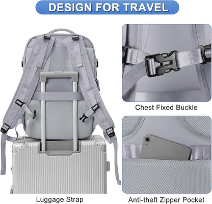 Travel Backpack Carry On Backpack Personal Item Travel Bag Mochila De Viaje Carry On Backpack For Airplanes Traveling Backpack For Women Gym Backpacks College Backpacks Sapphire Blue - Colors A