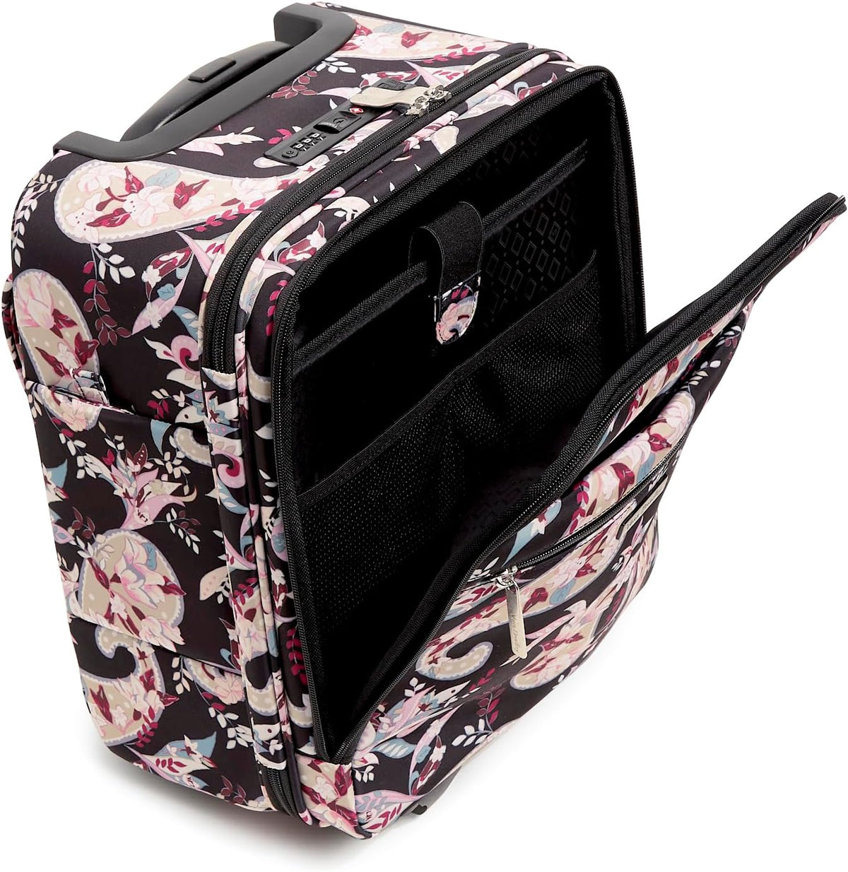Softside Underseat Rolling Work Bag, Botanical Paisley