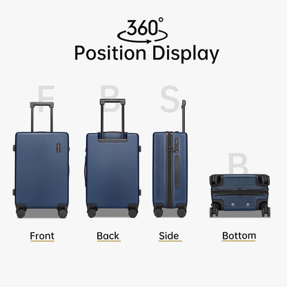 Hulsin 20 IN Hard Shell Carry on Luggage 22x14x9 Airline Approved for Women | Hardside Carry-on Suitcase with Spinner Wheels,Small Lightweight Rolling Suitcase for Travel,Holiday,Business