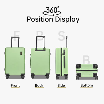 Hulsin 20 IN Hard Shell Carry on Luggage 22x14x9 Airline Approved for Women | Hardside Carry-on Suitcase with Spinner Wheels,Small Lightweight Rolling Suitcase for Travel,Holiday,Business