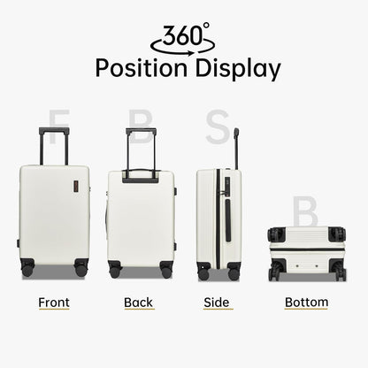 Hulsin 20 IN Hard Shell Carry on Luggage 22x14x9 Airline Approved for Women | Hardside Carry-on Suitcase with Spinner Wheels,Small Lightweight Rolling Suitcase for Travel,Holiday,Business