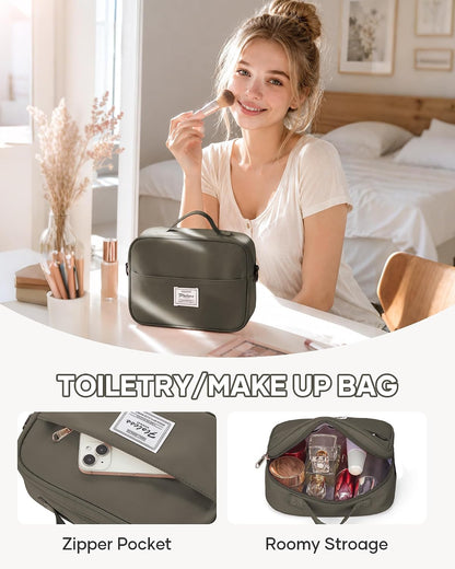 Travel Duffel Bag, 18x14x8 Inches Travel Bag Spirit with Shoes Compartment, Weekender Overnight Bag for Women with Trolley Sleeve, Carry On Bag for Airplanes Sport Tote Gym Bag Black - Colors B