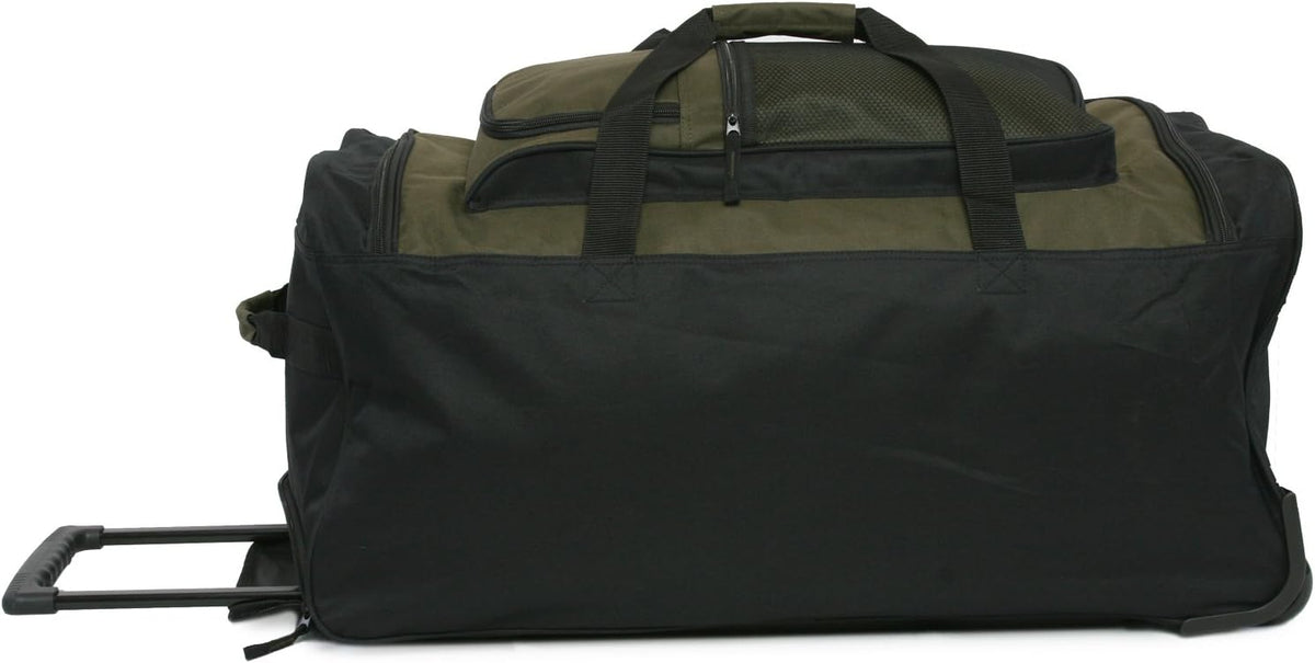 Unisex 30' Large Rolling Duffel Bag, Pink,One Size