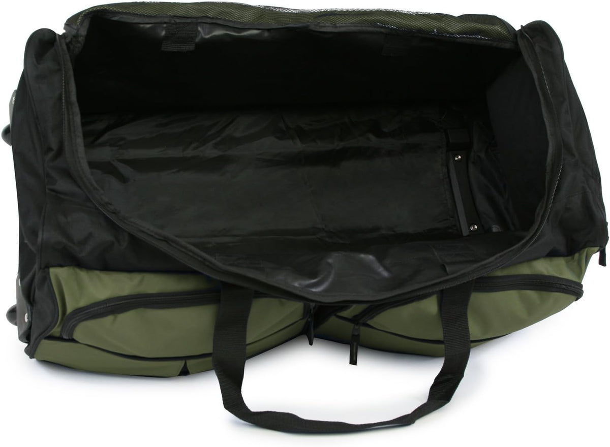 Unisex 30' Large Rolling Duffel Bag, Pink,One Size