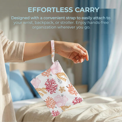 Wet Bag, 4 Pack Waterproof Reusable Storage Pouch, Dry Wet Separation for Travel Gym Beach Pool, Organize Swimsuits Toiletries Daily Items