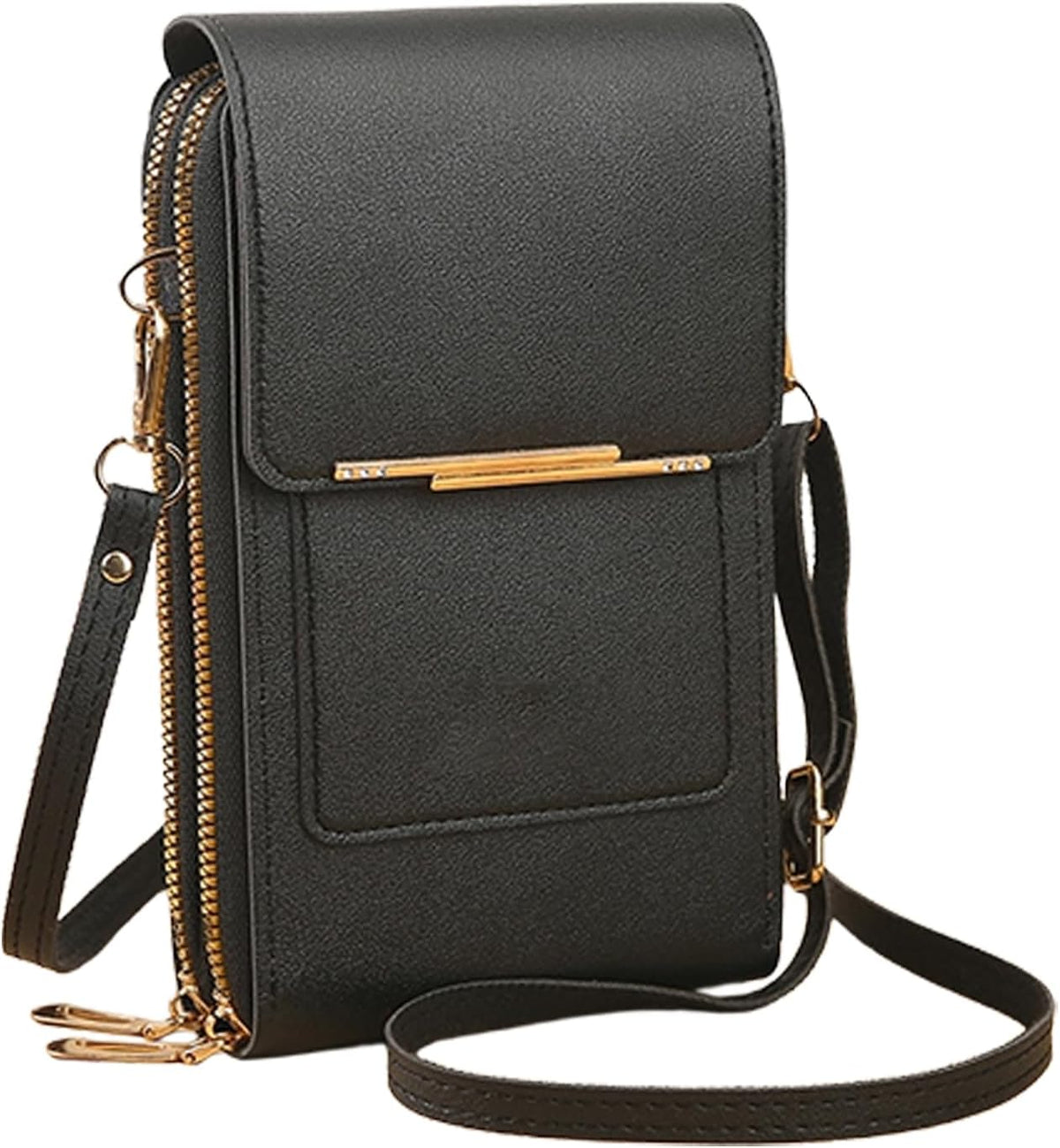 Touchscreen Phone Crossbody Bag, Anti-Theft Small Cell Phone Purse, Adjustable Strap, Lightweight Hands-Free Wallet For Women