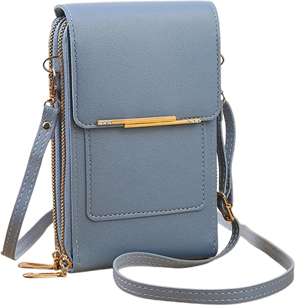 Touchscreen Phone Crossbody Bag, Anti-Theft Small Cell Phone Purse, Adjustable Strap, Lightweight Hands-Free Wallet For Women