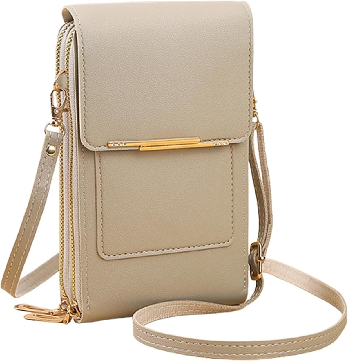 Touchscreen Phone Crossbody Bag, Anti-Theft Small Cell Phone Purse, Adjustable Strap, Lightweight Hands-Free Wallet For Women