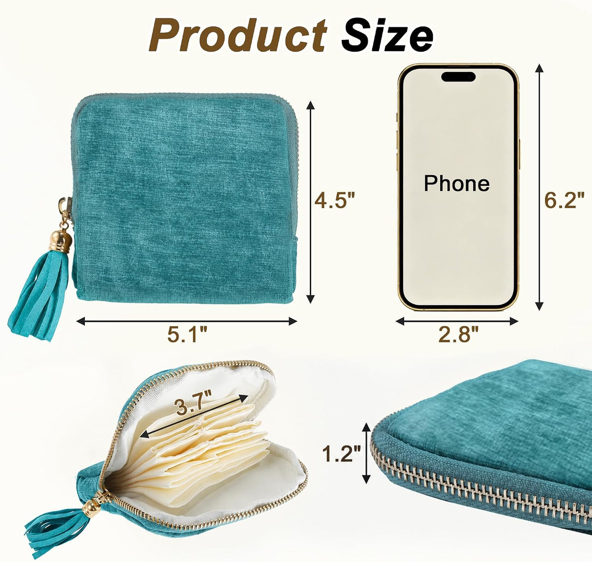 Travel Jewelry Case, Portable Jewelry Organizer with 6 Independent Layers, Small Pouch Bag for Necklace Bracelet Rings Earring Storage, Women Gift Idea, Pink