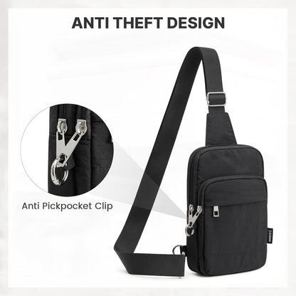 Small Crossbody Bag for Women, Anti Theft RFID Blocking Travel Purse