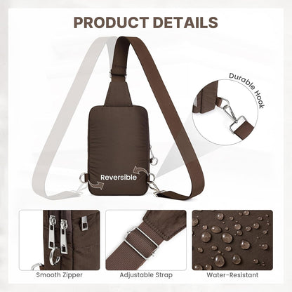 Small Crossbody Bag for Women, Anti Theft RFID Blocking Travel Purse